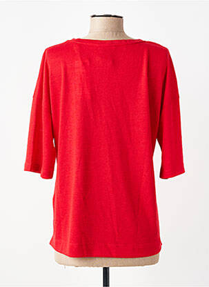T-shirt manches 3/4 manches 3/4 rouge STREET ONE femme