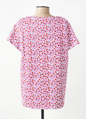 T-shirt col v manches courtes violet C'EST BEAU LA VIE femme