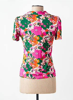 Chemisier manches courtes manches courtes rose PRINCESSE NOMADE femme