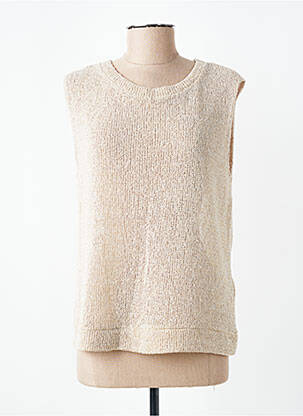 Pull coupe droite sans manche or STREET ONE femme