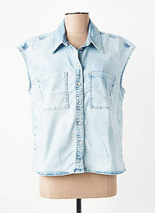 Chemisier coupe droite sans manche bleu STREET ONE femme