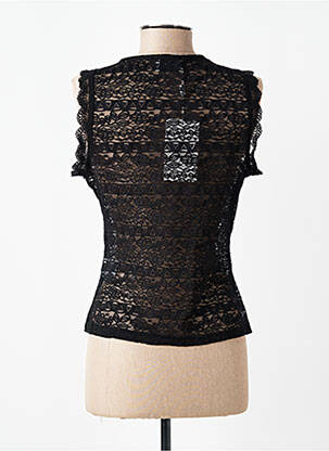 Top manches courtes manches courtes noir CHOKLATE femme