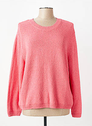 Pull stretch manches longues rose STREET ONE femme