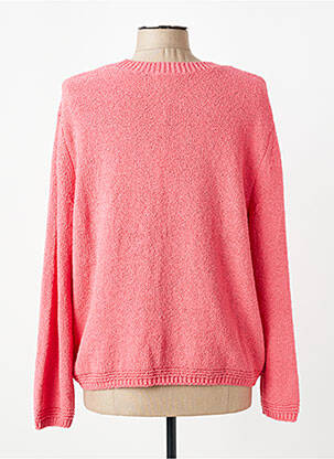 Pull stretch manches longues rose STREET ONE femme