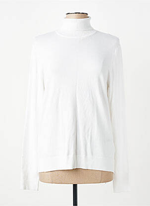 Pull col roulé stretch manches longues beige TIFFOSI femme