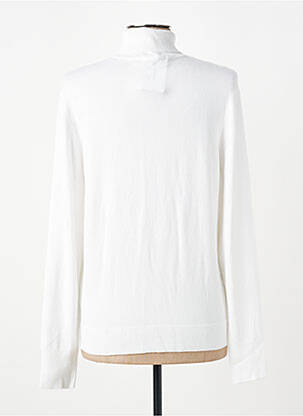 Pull col roulé stretch manches longues beige TIFFOSI femme