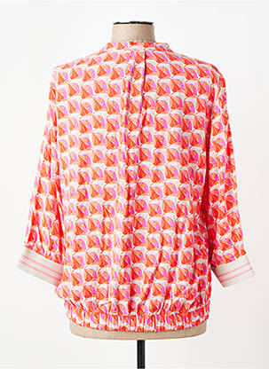 Blouse imprimé fantaisie manches 3/4 orange BETTY BARCLAY femme
