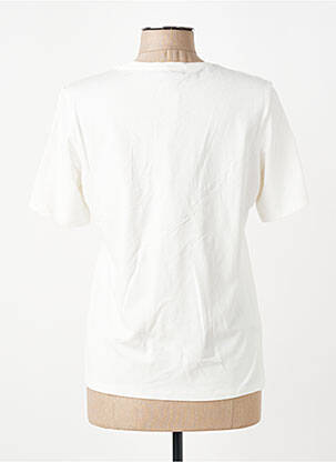T-shirt sérigraphie avec strass manches courtes beige BETTY BARCLAY femme