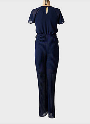 Combi-pantalon fermeture boutonnée au dos manches courtes bleu TIFFOSI femme