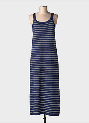 Robe longue sans manche sans manche bleu COMPAÑIA FANTASTICA femme