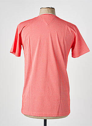 T-shirt broderie manches courtes rouge CAMBERABERO homme