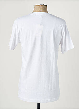 T-shirt coupe cintrée manches courtes blanc CAMBERABERO homme