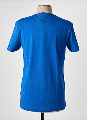 T-shirt coupe cintrée manches courtes bleu CAMBERABERO homme