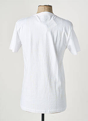 T-shirt coupe cintrée manches courtes blanc CAMBERABERO homme