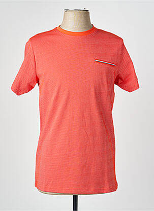 T-shirt coupe cintrée manches courtes orange CAMBERABERO homme