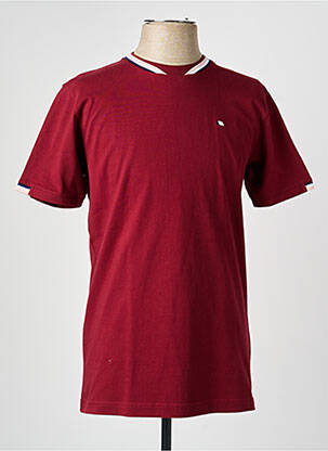 T-shirt stretch manches courtes rouge CAMBERABERO femme