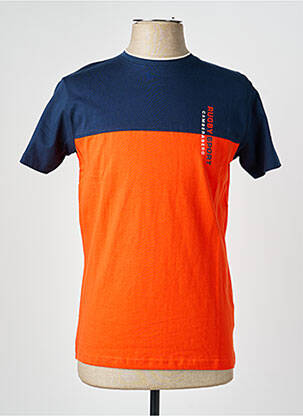 T-shirt coupe cintrée manches courtes orange CAMBERABERO homme