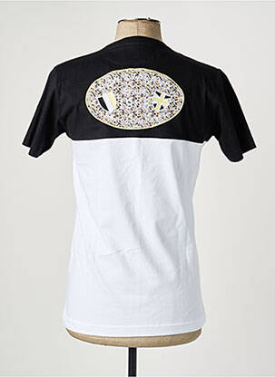 T-shirt broderie manches courtes noir CAMBERABERO homme