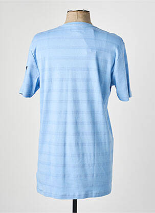 T-shirt coupe cintrée manches courtes bleu CAMBERABERO homme
