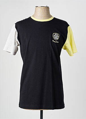 T-shirt broderie manches courtes noir CAMBERABERO homme