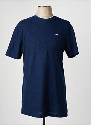T-shirt broderie manches courtes bleu CAMBERABERO homme