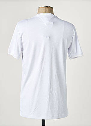 T-shirt broderie manches courtes blanc CAMBERABERO homme