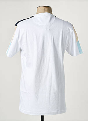 T-shirt broderie manches courtes blanc CAMBERABERO homme