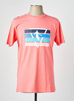 T-shirt coupe cintrée manches courtes orange CAMBERABERO homme