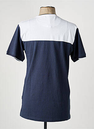 T-shirt broderie manches courtes bleu CAMBERABERO homme