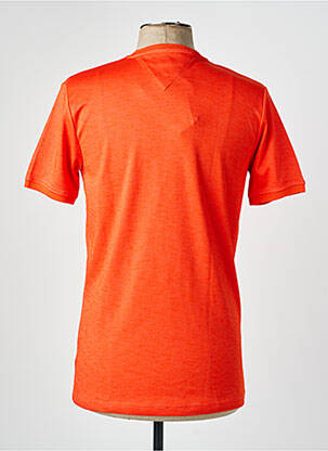 T-shirt broderie manches courtes orange CAMBERABERO homme