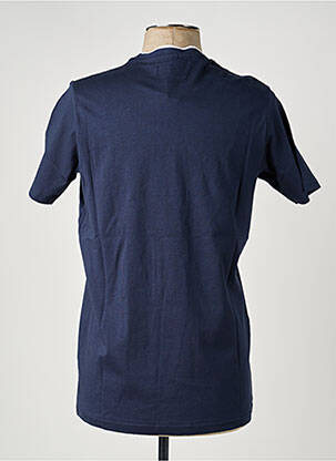 T-shirt broderie manches courtes bleu CAMBERABERO homme