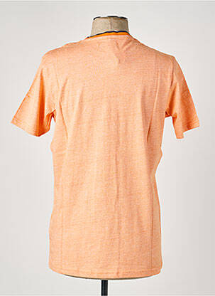 T-shirt broderie manches courtes orange CAMBERABERO homme
