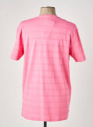 T-shirt coupe droite manches courtes rose CAMBERABERO homme