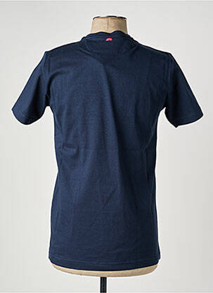 T-shirt broderie manches courtes bleu CAMBERABERO homme
