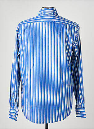 Chemise manches longues poignets boutonnés bleu CAMBERABERO homme
