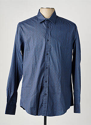 Chemise manches longues poignets boutonnés bleu CAMBERABERO homme