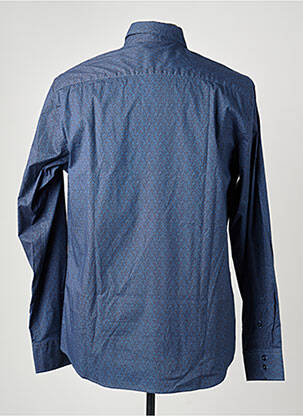 Chemise manches longues poignets boutonnés bleu CAMBERABERO homme