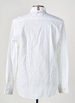 Chemise manches longues poignets boutonnés blanc CAMBERABERO homme