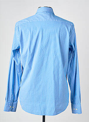 Chemise manches longues poignets boutonnés bleu CAMBERABERO homme