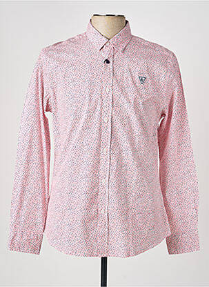 Chemise manches longues poignets boutonnés orange CAMBERABERO homme