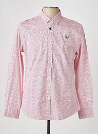 Chemise manches longues poignets boutonnés orange CAMBERABERO homme