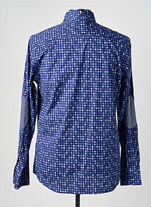 Chemise manches longues poignets boutonnés bleu CAMBERABERO homme