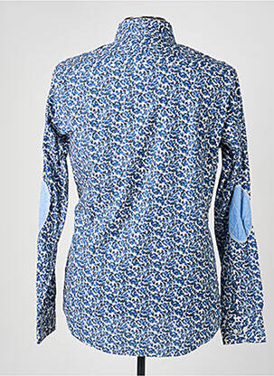Chemise manches longues poignets boutonnés bleu CAMBERABERO homme