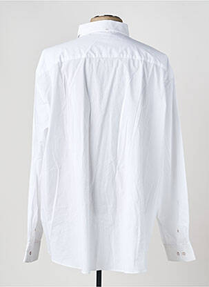 Chemise manches longues poignets boutonnés blanc CAMBERABERO homme