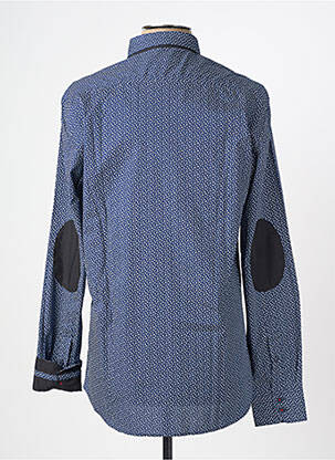 Chemise manches longues imprimé fantaisie bleu CAMBERABERO homme