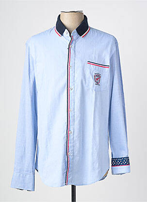 Chemise manches longues manches longues bleu CAMBERABERO homme