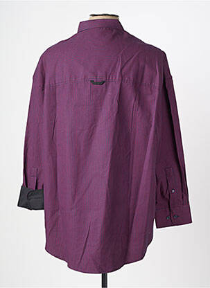 Chemise manches longues coupe droite violet CAMBERABERO homme