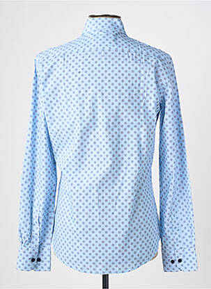 Chemise manches longues imprimé fantaisie bleu CAMBERABERO homme