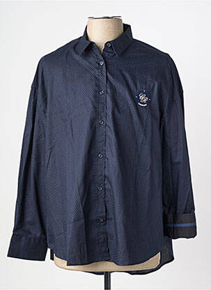 Chemise manches longues coupe droite bleu CAMBERABERO homme
