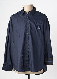Chemise manches longues coupe droite bleu CAMBERABERO homme